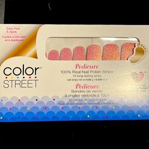 Colorstreet CALL YOUR BLUSH Pedicure Nail Polish Strips